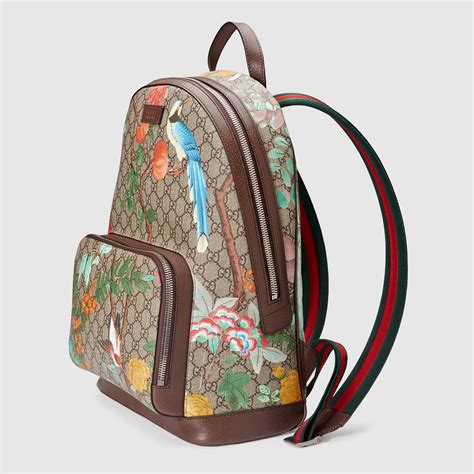 gucci tian red backpack|Gucci Backpack GG Supreme Monogram Tian Print .